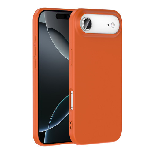 iPhone 17 Air Kılıf Zore Mara Lansman Kapak - Turuncu