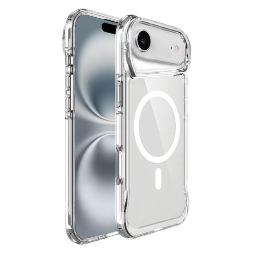 iPhone 17 Air Kılıf Zore M-safe Şarj Özellikli T-Max M-safe Kapak - Şeffaf