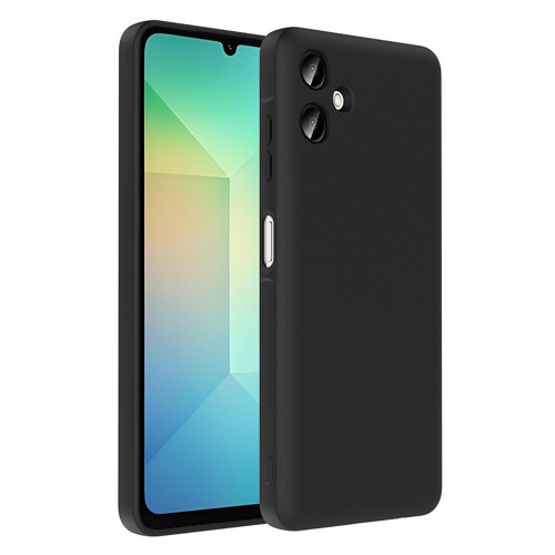 Galaxy A06 Kılıf Kamera Korumalı Kartlık Hazneli MKST Vitra Kapak - Siyah