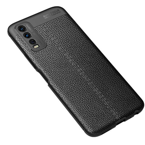 Vivo Y11S Kılıf MKST Niss Silikon Kapak - Siyah