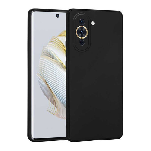 Huawei Nova 10 Kılıf MKST Premier Silikon Kapak - Siyah