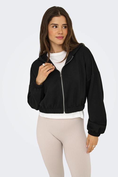 Onlscarlett Regular Fit Kapüşonlu Bayan Sweat 15346449 SİYAH