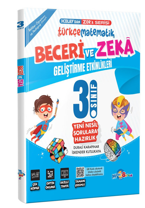 MAVİ BONCUK YAYINLARI 3.SINIF BECERİ VE ZEKA GELİŞTİRME ETKİNLİKLERİ!!