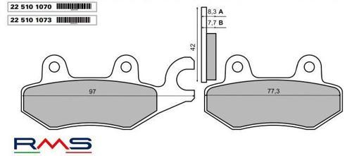 1070 Organik Fren Balatası