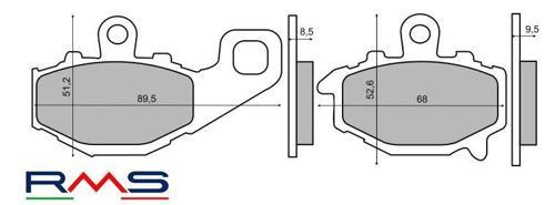 1223 Sinter Metal Fren Balatası