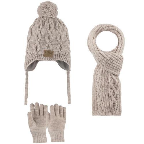 KİTTİ 25170-08 4-7 YAŞ ATKI BERE ELDİVEN SET