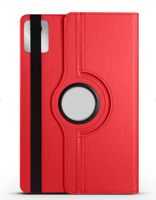 Lenovo M11 TB-330FU Uyumlu Standlı 360° Yatay Dikey Dönebilen Deri Tablet Kılıfı