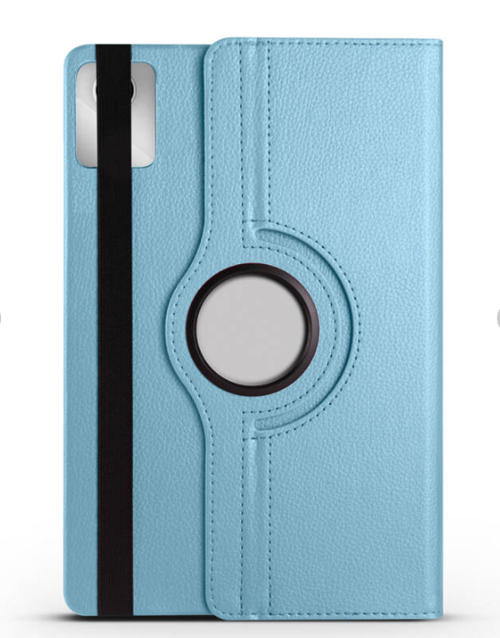 Tab M10 TB-328F Uyumlu Standlı 360° Yatay Dikey Dönebilen Deri Tablet Kılıfı