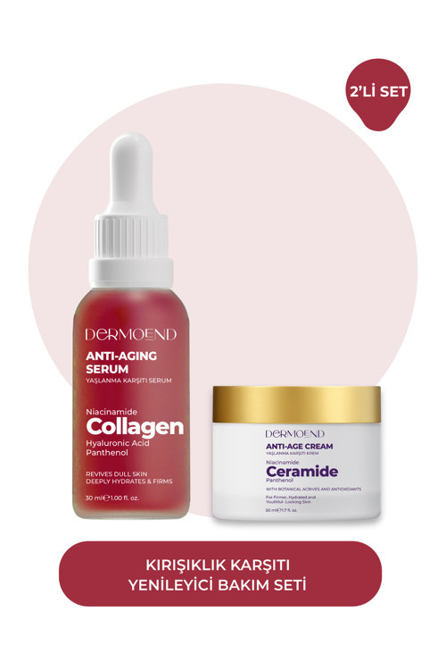 Yaşlanma Karşıtı Krem - Serum 2'Li Set