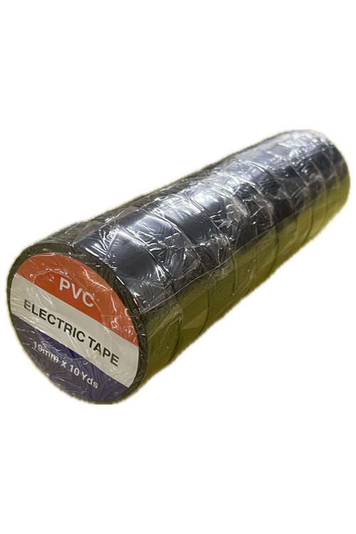 Evimdeyok Elektrik İzole Bant 10 lu Bant Elektrikçi Bantı 19mmx10yrd 1 Paket