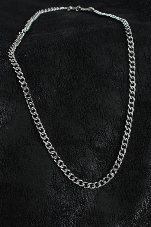 BFS 316L Çelik Klasik Zincir Model Gümüş Renk Erkek Kolye