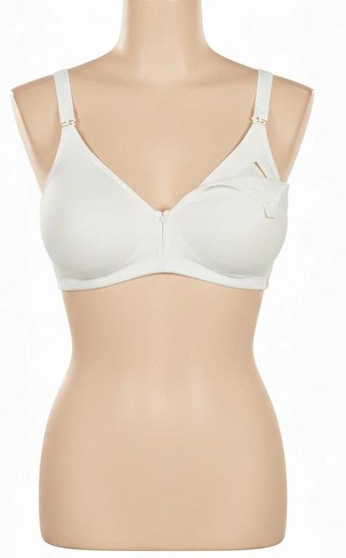 Bicomi Ekru Dikişsiz Emzirme Sütyeni