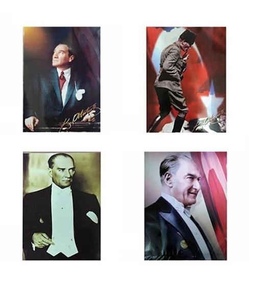 Atatürk Posteri 25X35cm Karışık - 6 adet