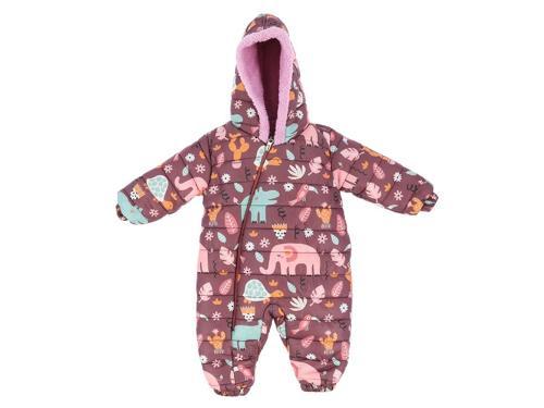 FİL BASKILI İÇİ PELUŞLU KOZMONOT - MCR24510-Mürdüm-18 Ay Mürdüm