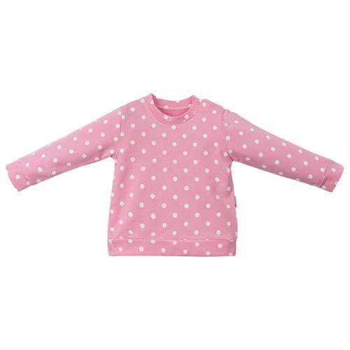 BE GOOD PUANTİYELİ İKİ İPLİK KIZ SWEATSHIRT - NEC231230-Pembe-1 - 2  Yaş Pembe