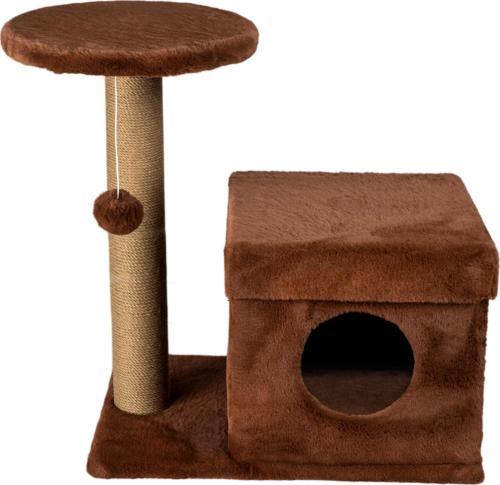 39x72x80 cm Kedi Oyun Evi ve Tırmalama Platformu Tarçın