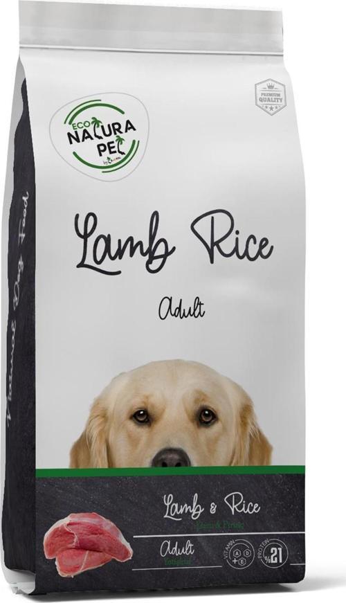 Eco Natura Pet Kuzu Etli _ Pirinçli Yetişkin Köpek Maması 15 Kg
