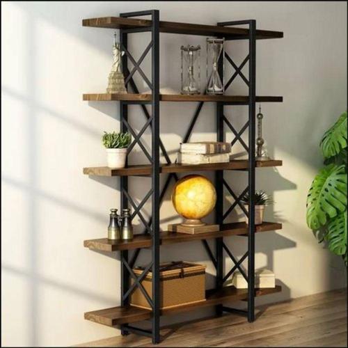 dekoratif metal kitaplık