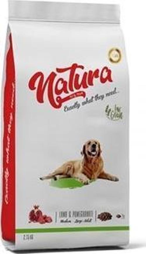 Natura Düşük Tahıllı Kuzu &amp; Nar Mini Irk Yetişkin Köpek Maması 2.75 Kg