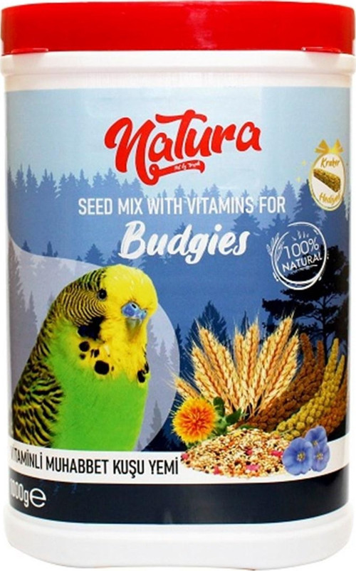 Natura Vitaminli Muhabbet Kuşu Yemi 1000 Gr