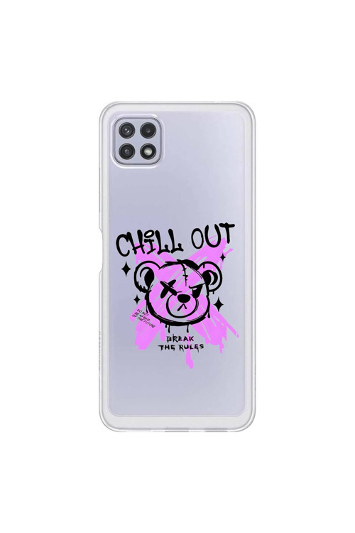 Samsung Galaxy A22 Uyumlu Şeffaf Kılıf Graffiti 7 Tasarımlı