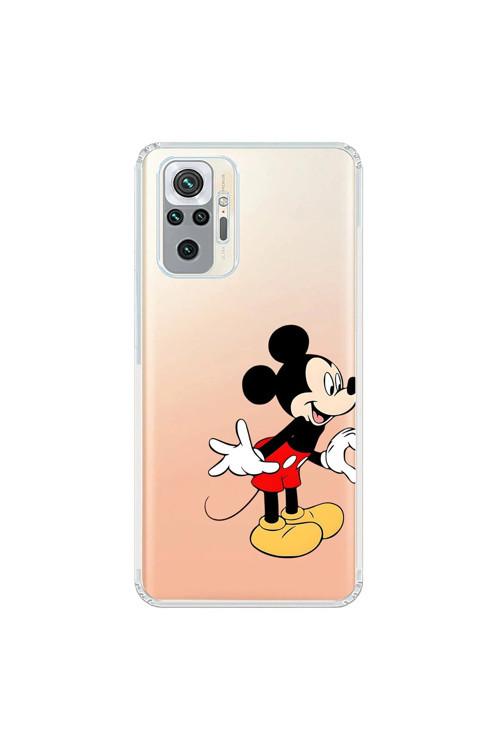 Xiaomi Redmi Note 10 Pro Uyumlu Şeffaf Kılıf Couple Mickey 1 Tasarımlı