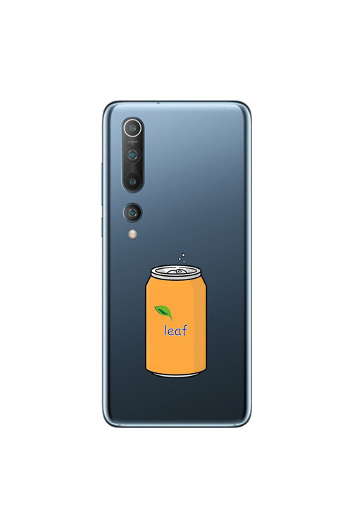 Xiaomi Mi 10 Uyumlu Şeffaf Kılıf Fast Food 3 Tasarımlı