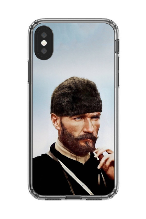 İphone Xs Uyumlu Şeffaf Kılıf Atatürk 2 Tasarımlı