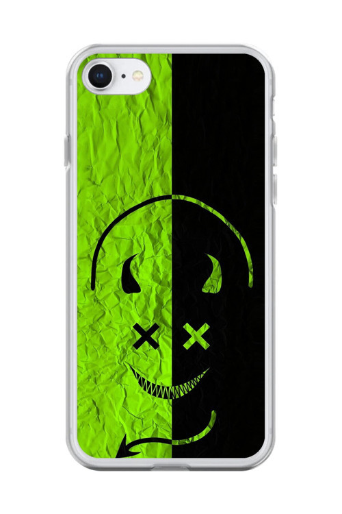 İphone 6S Plus Uyumlu Şeffaf Kılıf Devil 1 Tasarımlı
