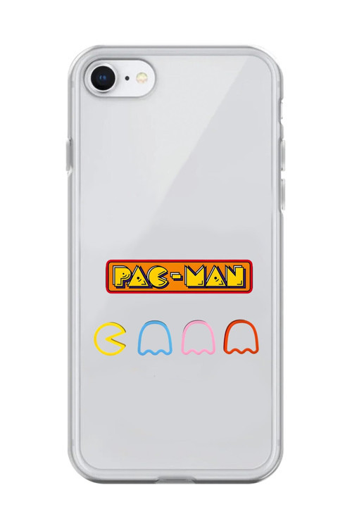 İphone 6 Uyumlu Şeffaf Kılıf 1 Pac-Man Tasarımlı