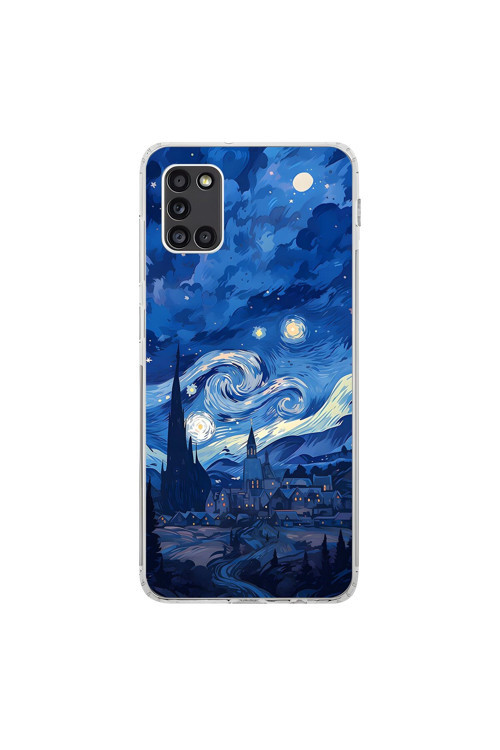 Samsung Galaxy A31 Uyumlu Şeffaf Kılıf Aesthetic 8 Tasarımlı