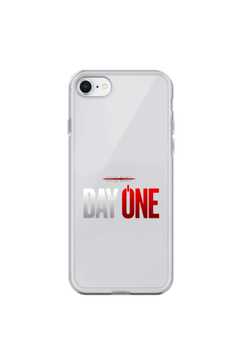 İphone 6 Uyumlu Şeffaf Kılıf One Day/Day One Tasarımlı
