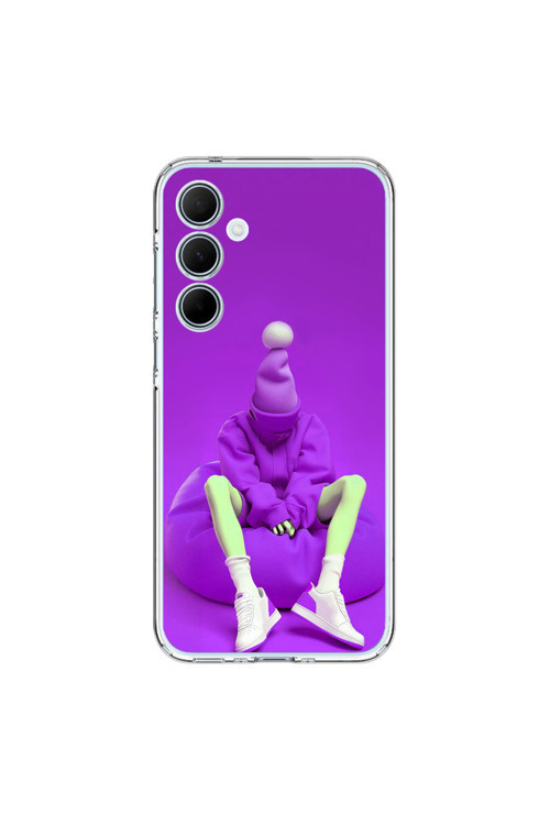 Samsung Galaxy A35 Uyumlu Şeffaf Kılıf No Face 6 Tasarımlı