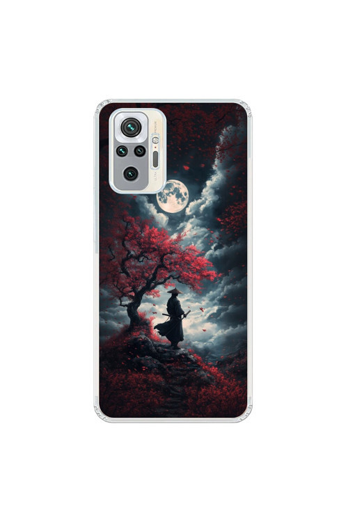 Xiaomi Redmi Note 10 Pro Uyumlu Şeffaf Kılıf Samurai 2 Tasarımlı