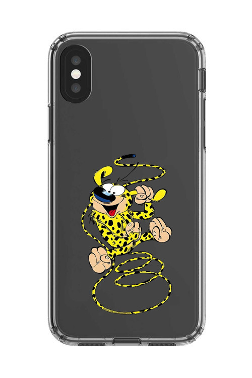 İphone Xs Max Uyumlu Şeffaf Kılıf Cartoon Marsupilami 9 Tasarımlı