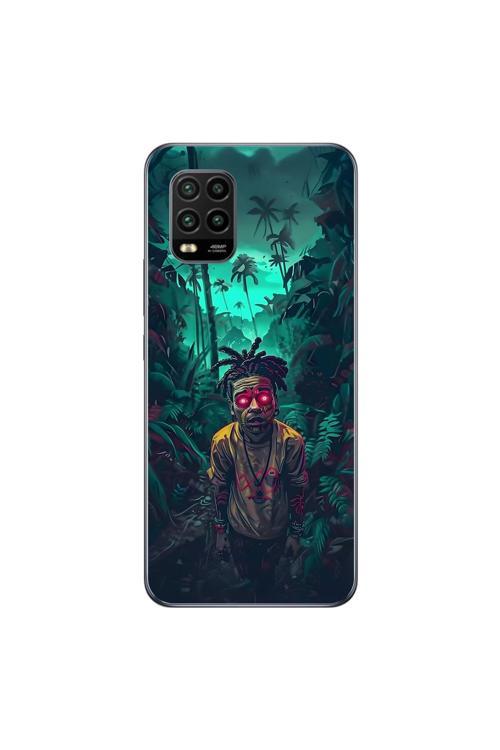 Xiaomi Mi 10 Lite Uyumlu Şeffaf Kılıf Aesthetic 7 Tasarımlı