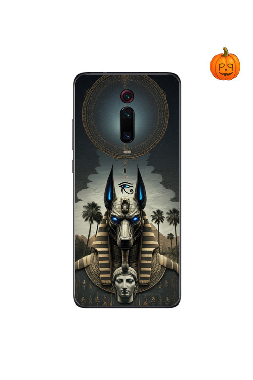 Xiaomi Mi 9T Pro Uyumlu Şeffaf Kılıf Antik Mısır 5 Tasarımlı
