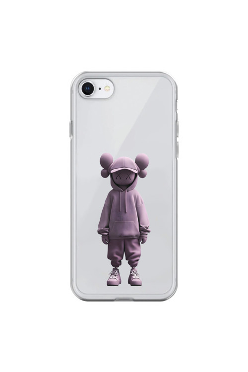İphone 6 Plus Uyumlu Şeffaf Kılıf No Face 4 Tasarımlı