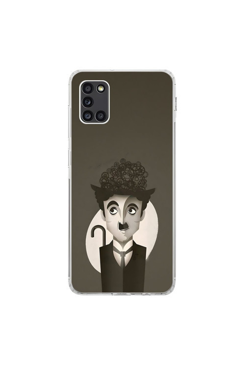 Samsung Galaxy A31 Uyumlu Şeffaf Kılıf Aesthetic 1 Tasarımlı