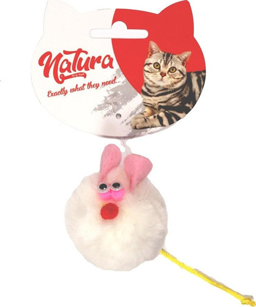 Natura Peluş Fare Top Kedi Oyuncak 7 Cm