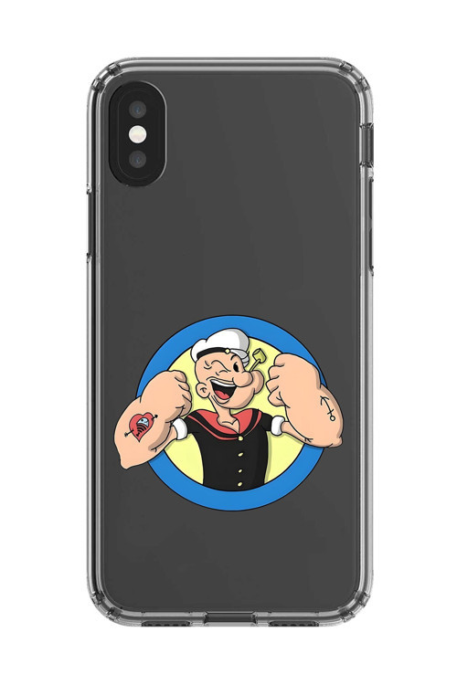 İphone Xs Max Uyumlu Şeffaf Kılıf Cartoon Popeye 12 Tasarımlı