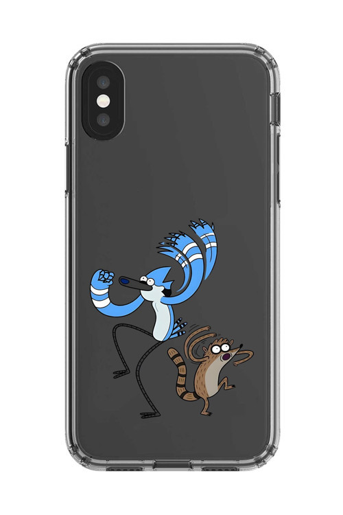 İphone Xs Max Uyumlu Şeffaf Kılıf Cartoon Sürekli Dizi 13 Tasarımlı