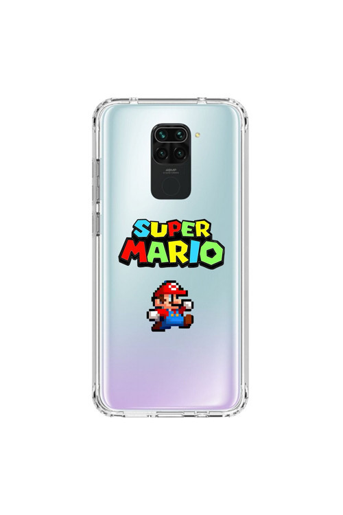 Xiaomi Redmi Note 9 Uyumlu Şeffaf Kılıf 2 Mario Tasarımlı