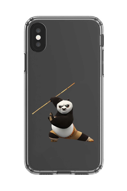 İphone Xs Max Uyumlu Şeffaf Kılıf Cartoon Kung Fu Po 7 Tasarımlı