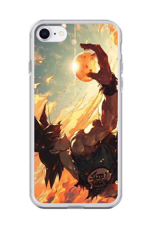 İphone 6S Plus Uyumlu Şeffaf Kılıf Dragon Ball-Z Tasarımlı 3