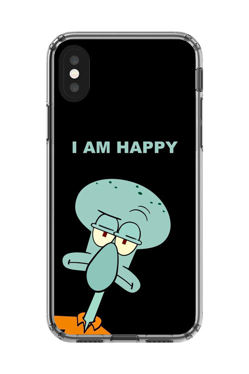 İphone Xs Max Uyumlu Şeffaf Kılıf Sponge Bob Tasarımlı 3