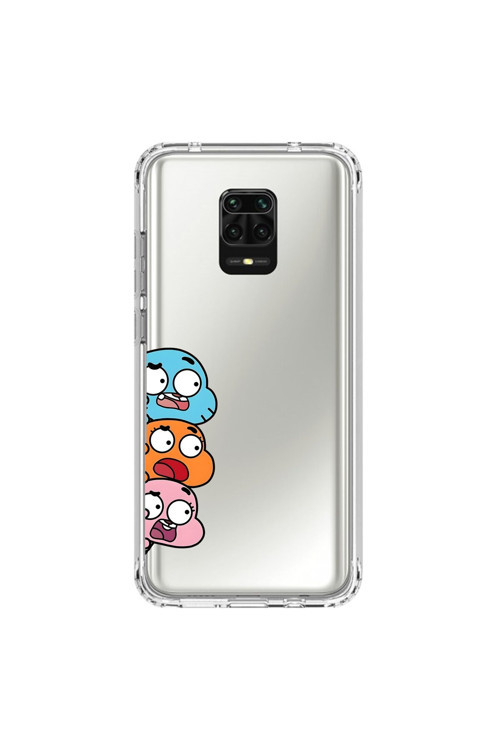 Xiaomi Redmi Note 9 Pro Uyumlu Şeffaf Kılıf Cartoon 6 Tasarımlı