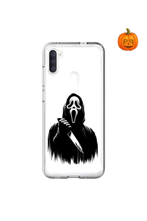 Ppkin Dali Design Samsung Galaxy A11 Uyumlu Şeffaf Kılıf Horror 3 Tasarımlı