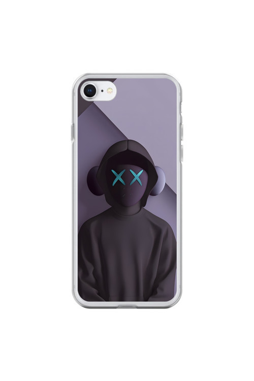 İphone 6 Plus Uyumlu Şeffaf Kılıf No Face 2 Tasarımlı