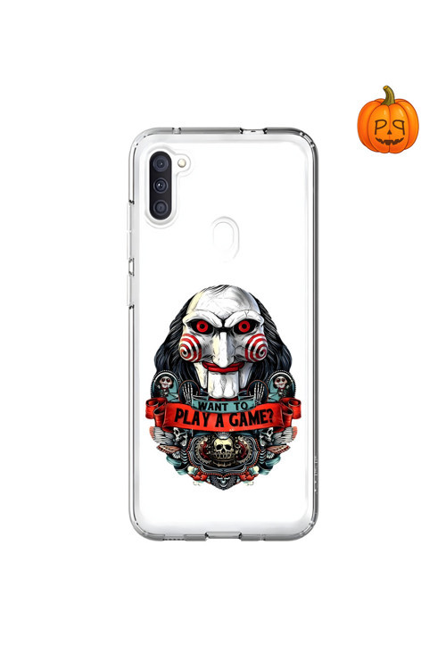 Ppkin Dali Design Samsung Galaxy A11 Uyumlu Şeffaf Kılıf Horror 7 Tasarımlı